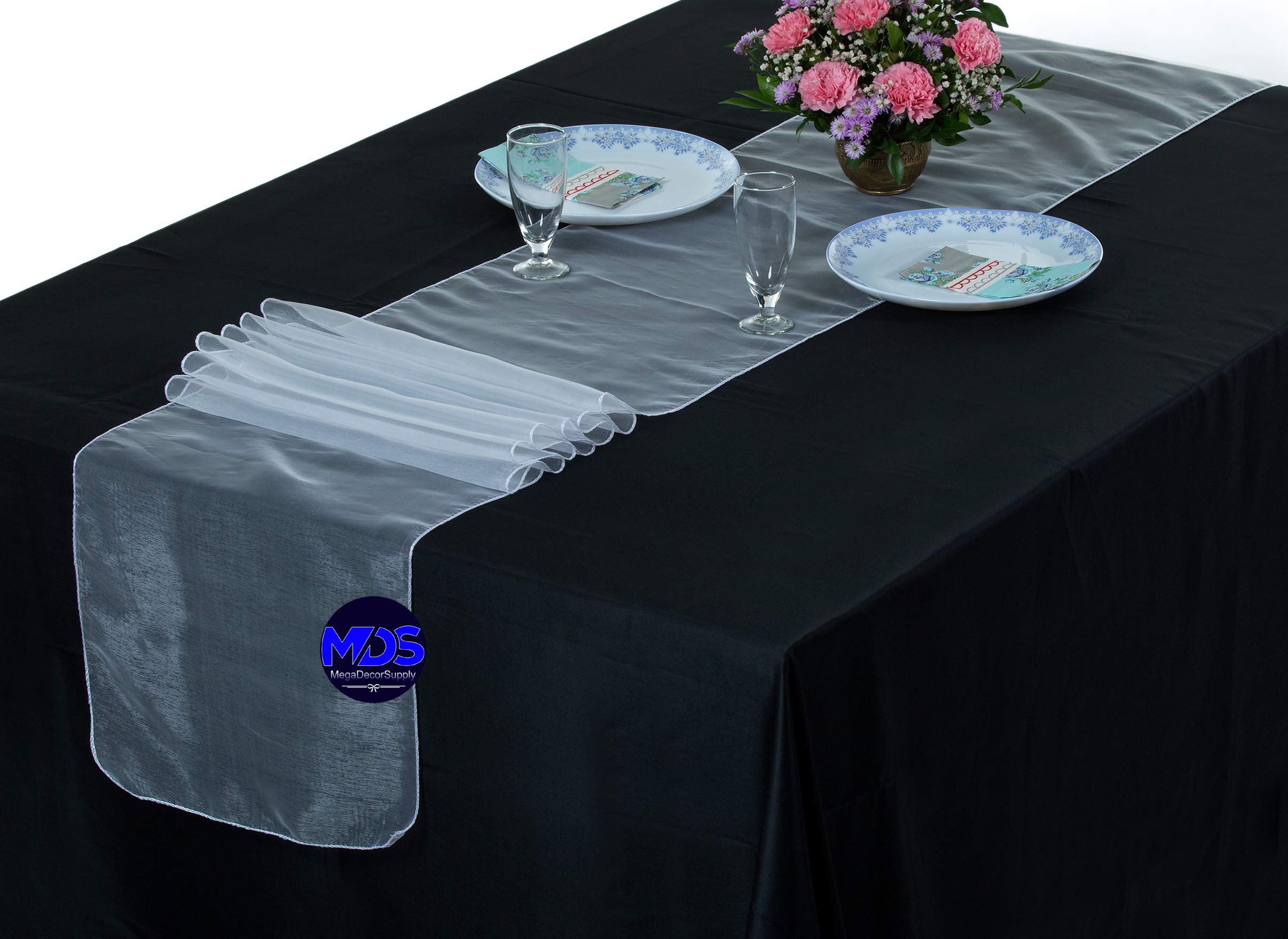 Amazon｜MDS (エムエスディー) 結婚式用うテーブルランナー 12インチ